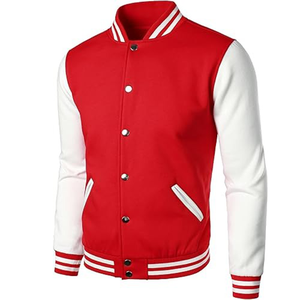 Chaqueta Varsity Personalizada con Logotipo Bordado, Chaqueta de Béisbol de Cuero y Lana de Alta Calidad - Product Image 3