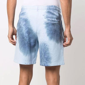 2026 Latest Style Custom Tie Dye <b>Lace</b> Men's Shorts Breathable Canvas Fabric <b>Elastic</b> Waist Wholesale Best Price Different Designs - Product Image 4
