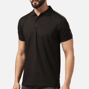 Casual Men's Polo <b>Shirt</b> Slim Fit Cotton Short Sleeve Business Golf Tops Fashion Solid Color <b>Collar</b> <b>T</b>-<b>Shirt</b> For Summer Wear - Product Image 3