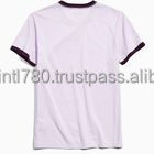 เสื้อยืดผ้าฝ้ายสำหรับผู้ชายแบบสั่งทำ180 GSM ฤดูร้อนคอกลมแขนสั้นผ้าถักสีตัดกัน - Product Image 6