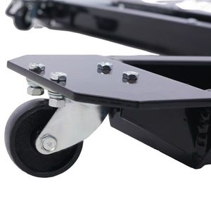 Nuovo modello da 1250 libbre. Carrello per Moto in Acciaio, Modello Widow Cruiser, Finitura Nera, Condizioni Nuove - Product Image 3
