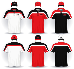 Maillot de football imprimé personnalisé respirant séchage rapide 100% polyester Fit T-shirt polo pour hommes pour uniforme du personnel de l'entreprise promotionnel - Product Image 1