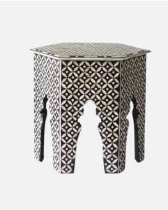 Mesa Consola de Alta Calidad Hecha a Mano con Incrustaciones de Hueso MULTI CRAFT Diseño Clásico Ecológico Tamaño Personalizable - Decoración de Hogar de Lujo - Product Image 6