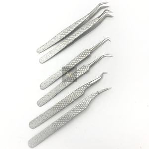 แหนบเงินคุณภาพสูงด้ามจับเพชรแบบมืออาชีพแหนบปลายแหลมทนทานทำจากสเตนเลสเนื้อแข็ง - Product Image 6