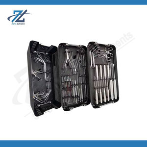 Professional Manual Orthopedic <b>Surgical</b> <b>Instrument</b> Set Stainless Steel <b>Bone</b> Surgery Tools Kit Reusable Sterilization Tray Made - Product Image 4