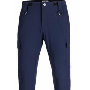 Pantalon d'uniforme de sécurité unisexe bleu marine en polyester respirant avec poches pour adultes - Product Image 4
