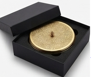 Boîte de rangement pour épices ronde dorée de qualité supérieure avec un motif élégant, récipient en métal anti-poussière pour une utilisation en cuisine - Product Image 6