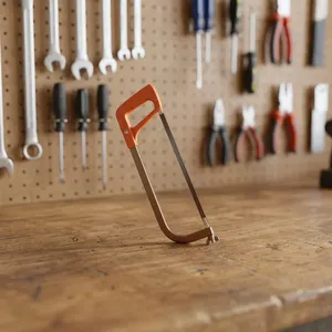 Adjustable Steel Hacksaw Frame with Carbon Folding Blade <b>Hand</b> <b>Tool</b> for Pruning and Cutting Metals for Band Saw Usage - Product Image 2