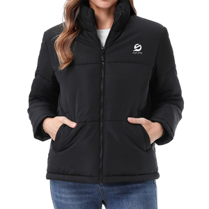 เสื้อแจ็คเก็ตพัฟเฟอร์ผู้หญิงแบบสั่งทำโลโก้ได้  คอตั้ง กันน้ำ กันลม เป็นมิตรกับสิ่งแวดล้อม ระบายอากาศได้ดี - Product Image 2