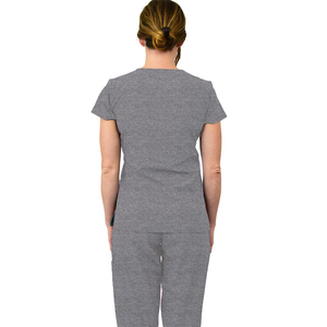 Uniformes de hospital para médicos, enfermeras, maternidad, hotel, conjuntos de fregado de mezclas de algodón tejido unisex - Product Image 2