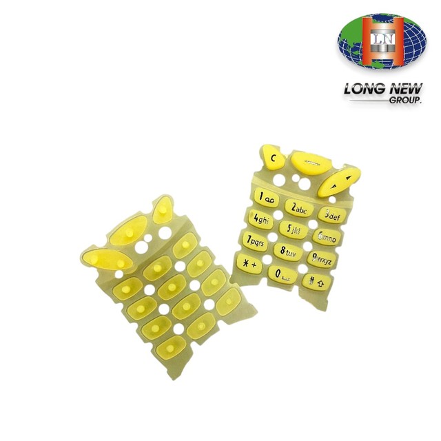LONGNEW Customized Beige Cell Phone PC/ABS/PP Moulded Keyboard for Nokia 3210 Matrix Keypad Made in Taiwan