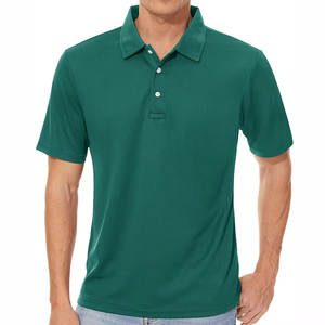 Camiseta Polo de Alta Calidad 100% Algodón para Hombre, Estilo Casual, de Secado Rápido, Manga Corta, Bordado Oscuro, Servicios OEM - Product Image 2