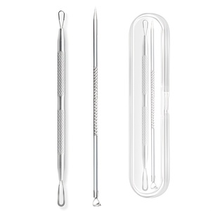 Outil de suppression des points noirs de qualité supérieure, extracteur de boutons à double extrémité, aiguille professionnelle pour le soin du visage, instrument de nettoyage beauté - Product Image 2