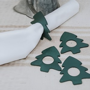 Servilletero de Madera Hecho a Mano con Diseño de Árbol de Navidad, Decoración de Mesa, Servilletero de Alta Calidad al Mejor Precio - Product Image 1