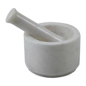 Mortier et pilon en pierre ollaire naturelle, fait main, motif Fleur de Vie Arbre de Vie, pour cuisine - Product Image 1