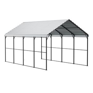 Carport per Esterni Resistente 12 X 20 con Telaio in Acciaio Zincato, Garage con Tettoia Rimovibile - Product Image 1