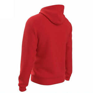 Men Winter Sports Casual Wear 100% Cotton Print Hoodies with Custom Logo Design Street Wear Men's Red Hooded Sweatshirt Regular - Product Image 2