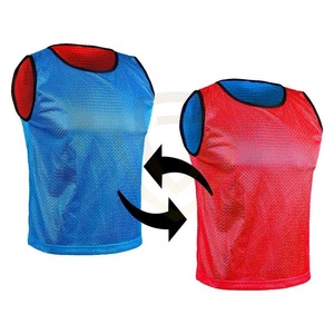 Pantalones Cortos Deportivos de Malla con Estampado por Transferencia de Calor Personalizados, Chaleco de Entrenamiento de Fútbol, Pantalones Cortos Deportivos Reversibles para Equipos de Fútbol - Product Image 3