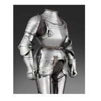 Armure médiévale royale artisanale, réplique historique de guerrier pour les reconstitutions, les événements de cosplay et les productions théâtrales