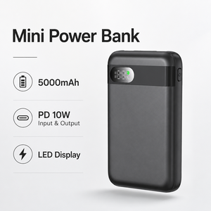 Vente en gros usine : Batteries externes portables 5000 mAh pour <span class=keywords><strong>iPhone</strong></span>, personnalisation du logo, chargeurs de téléphone 100000 mAh, 50000 mAh, station de charge 5000 mAh - Product Image 4
