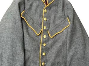 Gray Wool <b>Quilted</b> Jacket Men's Winter Shell Jackets Stand Collar <b>Single</b> Breasted Historical American Reproduction Shell Jackets - Product Image 2