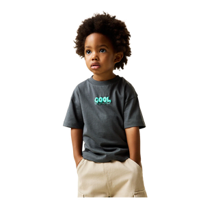 T-shirt gris à col rond et manches courtes pour homme avec impression de lettres stylées, 100 % coton, coupe classique, tricot jersey décontracté - Product Image 3