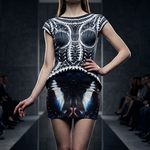 Vestido de verano floral personalizado para mujer, talla grande, largo hasta la rodilla |   Camiseta de Manga Corta, Casual, Corte Recto, Sexy, Suave, Transpirable, Elegante, para Uso Diario - Product Image 3