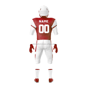 Uniforme de Fútbol Americano Sublimado Personalizado al por Mayor, Uniforme de Fútbol Americano Ajustado de Alta Calidad en Colores Lisos - Product Image 2