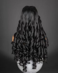 Prix de gros de cheveux humains vietnamiens de couleur personnalisée Bouncy cuit à la vapeur - Product Image 2