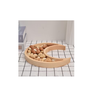 ถาดไม้รูปพระจันทร์และดวงดาวสำหรับเทศกาลตกแต่งวันอีดมูบารัค ถาดไม้สำหรับเสิร์ฟอาหาร ราคาดีที่สุด - Product Image 3