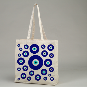 Sac fourre-tout en coton moyen personnalisé EWB avec fermeture à glissière, poignée de longueur de main, motif de lettres, usage quotidien, origine Bengale occidentale - Product Image 3