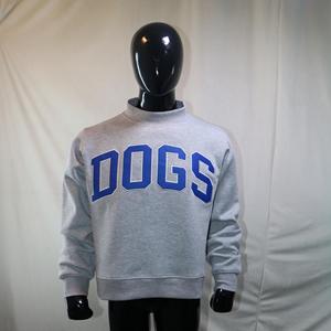 Sudaderas DOGS con cuello simulado, 450 GSM, nombre personalizado, bordado en aplique, corte holgado, 100% algodón, felpa francesa. - Product Image 5