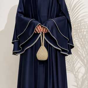 Ensemble Abaya Modeste Nida Respirant Coupe Ample pour Femme – Ensemble Premium 3 Pièces avec Robe Intérieure Ouverte et Hijab Assorti – Tenue Islamique Élégante - Product Image 5