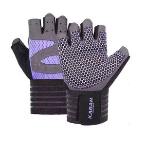 New Arrival Stock Half Finger Leather Gym Gloves for Unisex Fitness Exercise Wear Custom Design High Quality in Wholesale Price - Product Image 1