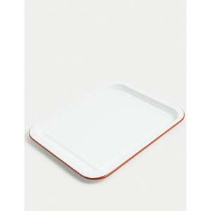 ถาดใส่คุกกี้ถาดเบเกอรี่ถาดเคลือบสีขาวบราวนี่ถาดโลหะน้ำหนักเบา - Product Image 2