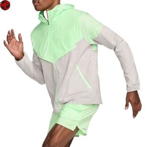 ชุดแจ็คเก็ตวินด์เบรกเกอร์แบบสองชิ้นสั่งทำพิเศษ ปักลาย  ชุดเสื้อผ้าสตรีทแวร์ผู้ชาย  ชุดวินด์เบรกเกอร์ผ้าไนลอน  ชุดแทรคสูทขาสั้นผ้าโพลีเอสเตอร์สำหรับผู้ชาย - Product Image 1