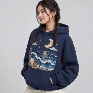 Sudaderas bordadas para mujer con tela suave, costuras detalladas y diseños modernos para un estilo cómodo y personalizado para el día a día. - Product Image 3