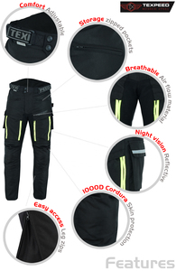 Summer Sportswear Men's Motorcycle Pants New Safety Adventure Racing for Adults with Features - Product Image 4