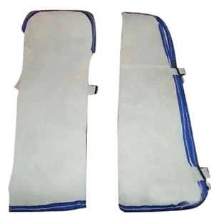 Manchon de soudage personnalisé avec logo imprimé, cousu à la machine, protection des mains et des bras, résistant aux étincelles, best-seller, sur mesure - Product Image 6