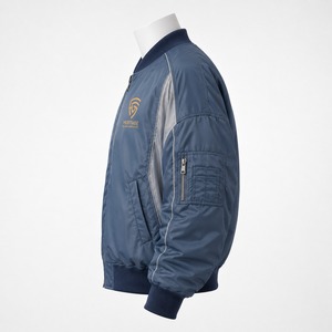 Mens Satin Oversized Bomber Jacket Smooth <b>Fabric</b> Relaxed Fit Modern Style Lightweight Construction Ideal for Fashion Collections - Product Image 4