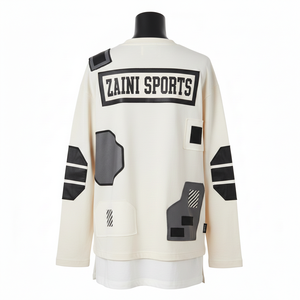 Camiseta de Manga Larga para Mujer, Doble Capa, Algodón Interlock, Poliéster GSM, con Parche y Logotipo Termotransferible - Product Image 2