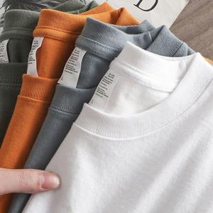 Camiseta de Algodón 100% al por Mayor, Personalizada con el Logotipo de su Marca, Camiseta de Manga Corta para Hombre, Estilo Casual, Camisetas Lisas para Hombre - Product Image 4
