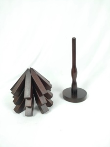 Sous-plats en bois pour plats chauds - Lot de 4 pour un rangement facile - Supports multifonctionnels - Ornements d'Inde - Product Image 3