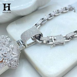 Collier pendentif Hip Hop Iced Out personnalisé avec tête de Jésus micro-pavée de diamants, luxe, en moissanite, religieux, vente en gros - Product Image 4
