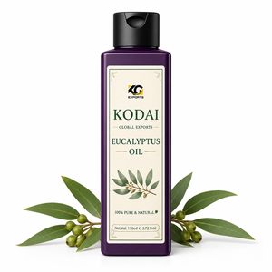 Huile d'eucalyptus 100% pure et naturelle Kodai Global Export - Multifonctionnelle pour les soins de la peau et des cheveux, hydratation corporelle, usage domestique (Tamil Nadu) - Product Image 1