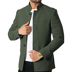 Veste Traditionnelle Allemande Trachtenjanker Personnalisée pour Homme, Col Mandarin, Tenue Formelle d'Extérieur, Tissu en Laine Respirant, Option Frontale - Product Image 4