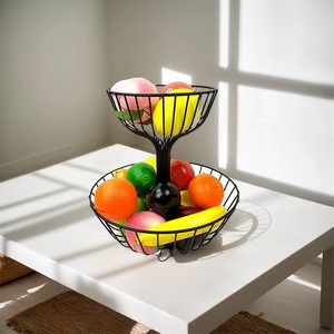 Panier à fruits en métal écologique tendance, design multifonctionnel, style moderne/classique pour la maison, le bureau, usage professionnel - Product Image 3