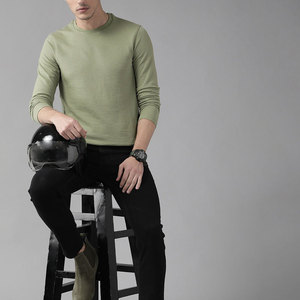 T-shirt respirant léger en maille douce pour l'été, usage quotidien, élégant, en coton gaufré de qualité supérieure - Product Image 4