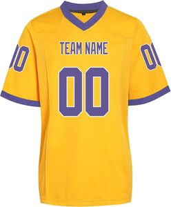 American Football Jersey Wholesale Supplier Polyester Interlock Fabric Custom Logo DTF PRINTING Quick Dry Adult Team OEM Factory - Product Image 2