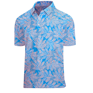 Breathable Knitted <b>Hawaiian</b> Tropical Print <b>Golf</b> <b>Shirts</b> for Men Short Sleeve Dry Fit Pakistan Made <b>Shirt</b> - Product Image 1